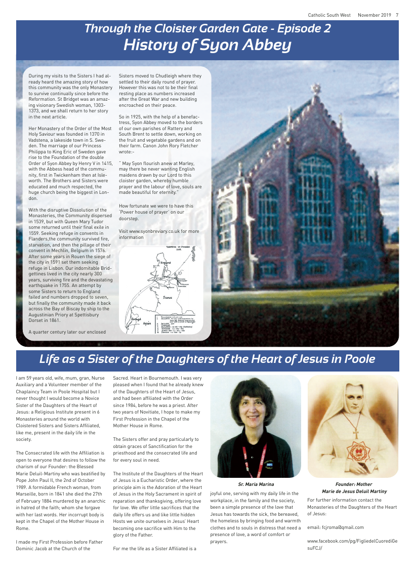 Nov 2019 edition of the Catholic South West - Page 