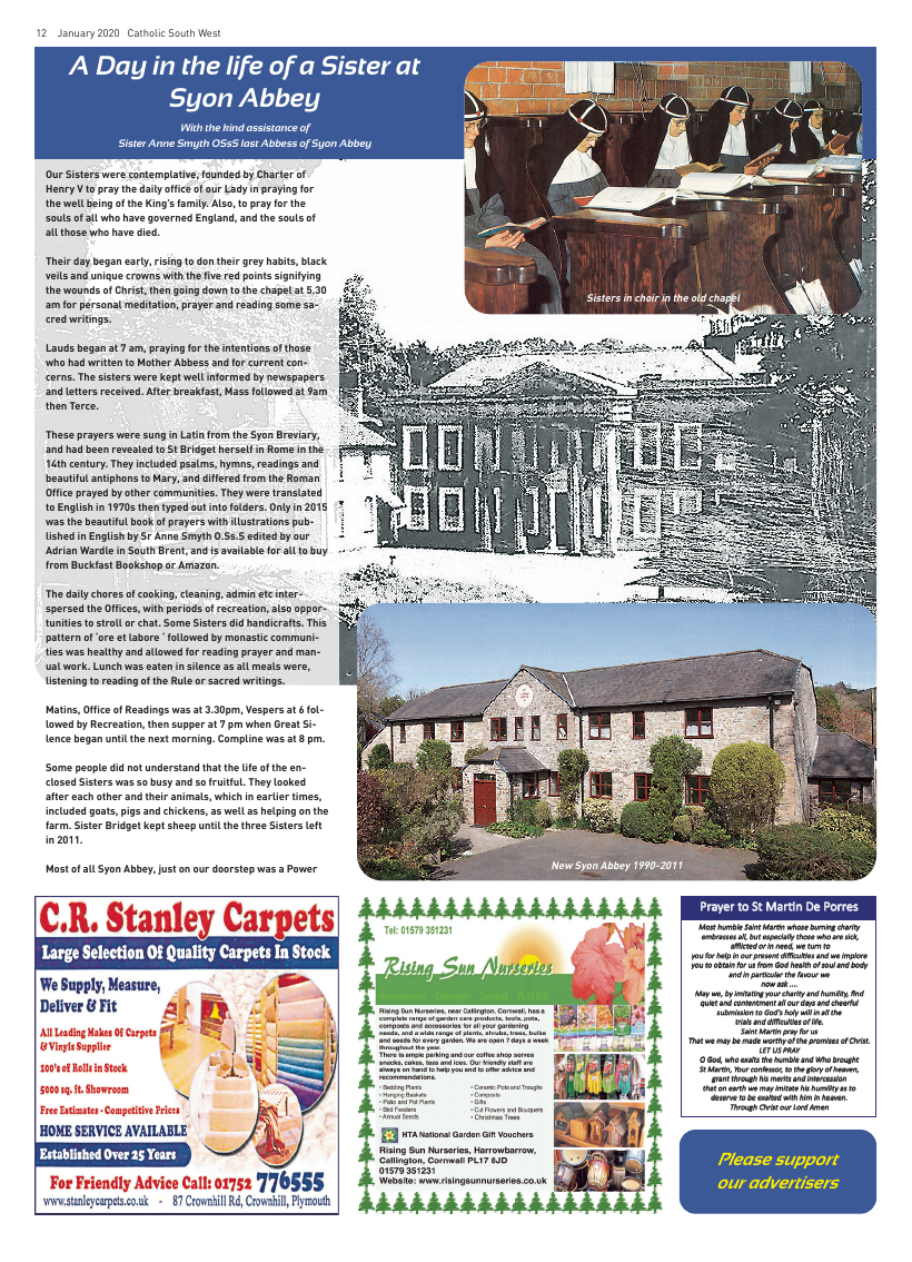 Jan 2020 edition of the Catholic South West