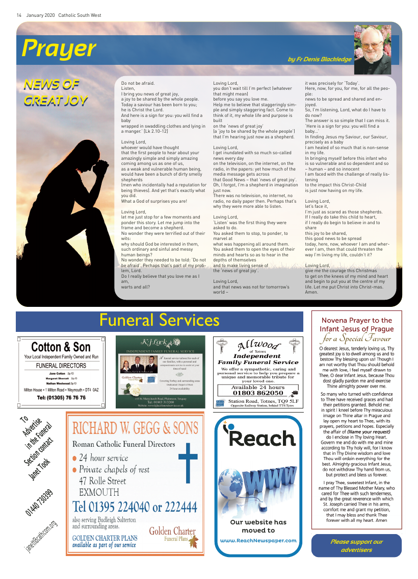 Jan 2020 edition of the Catholic South West