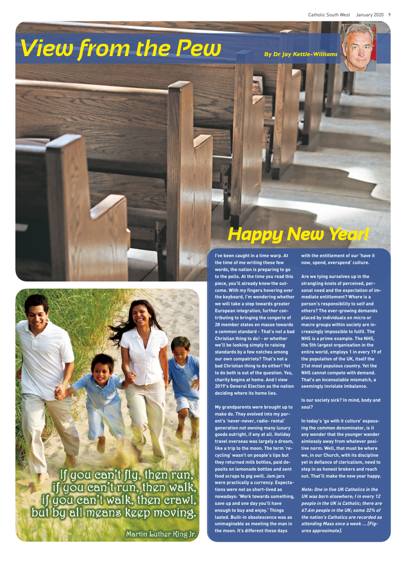 Jan 2020 edition of the Catholic South West