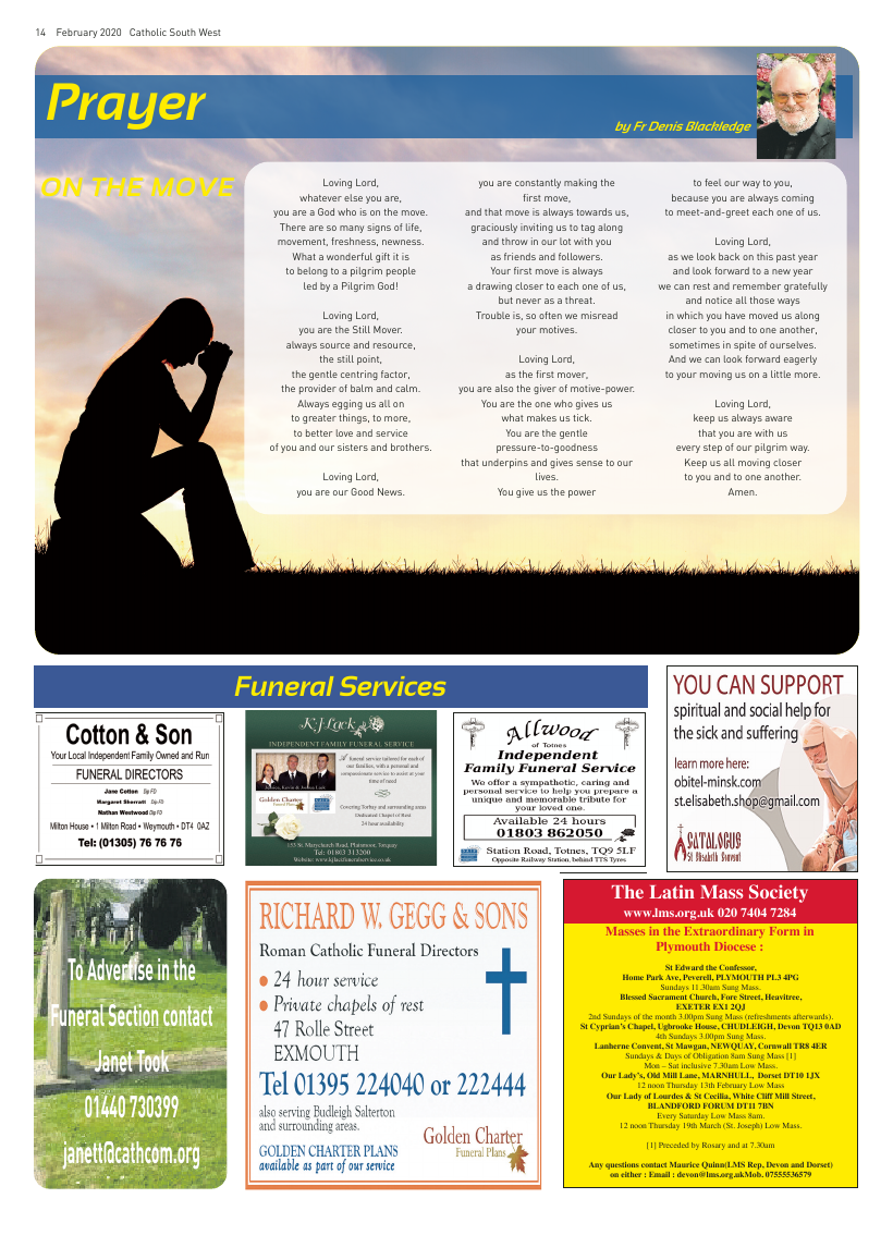 Feb 2020 edition of the Catholic South West