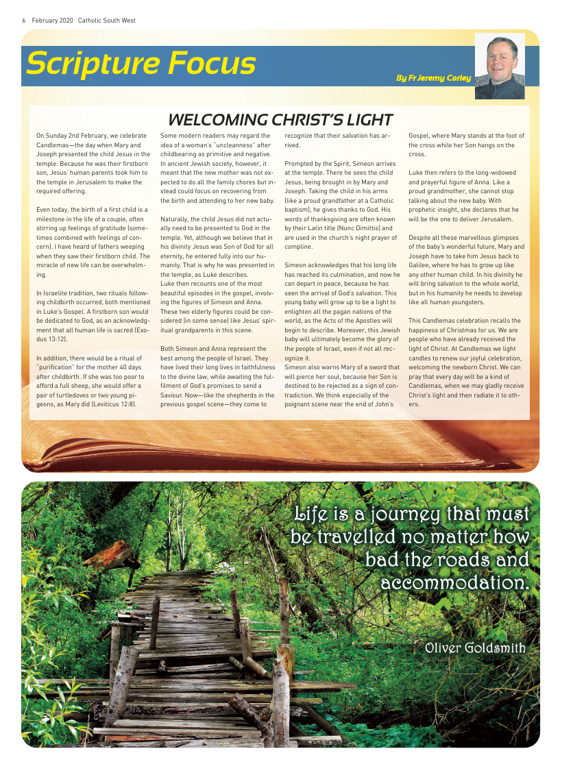 Feb 2020 edition of the Catholic South West