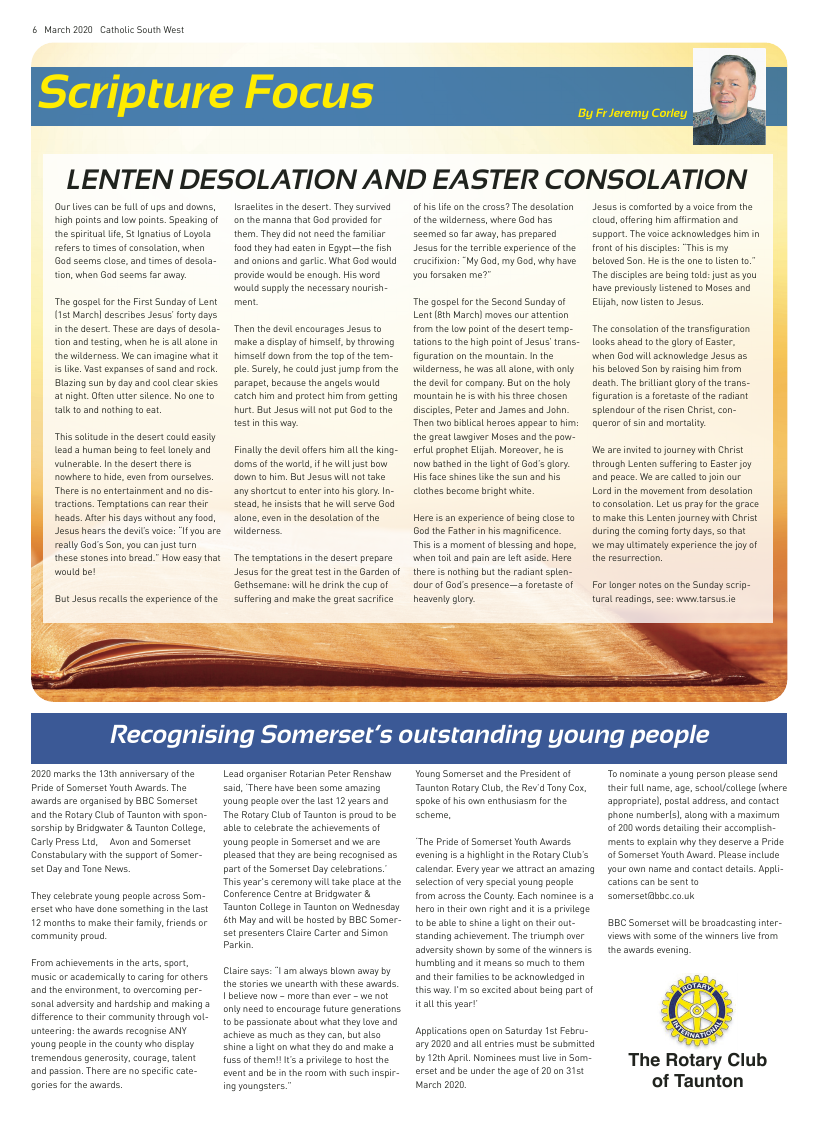 Mar 2020 edition of the Catholic South West