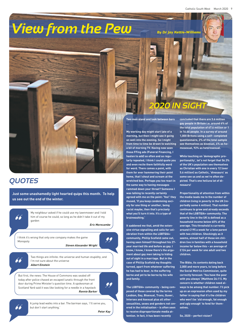 Mar 2020 edition of the Catholic South West