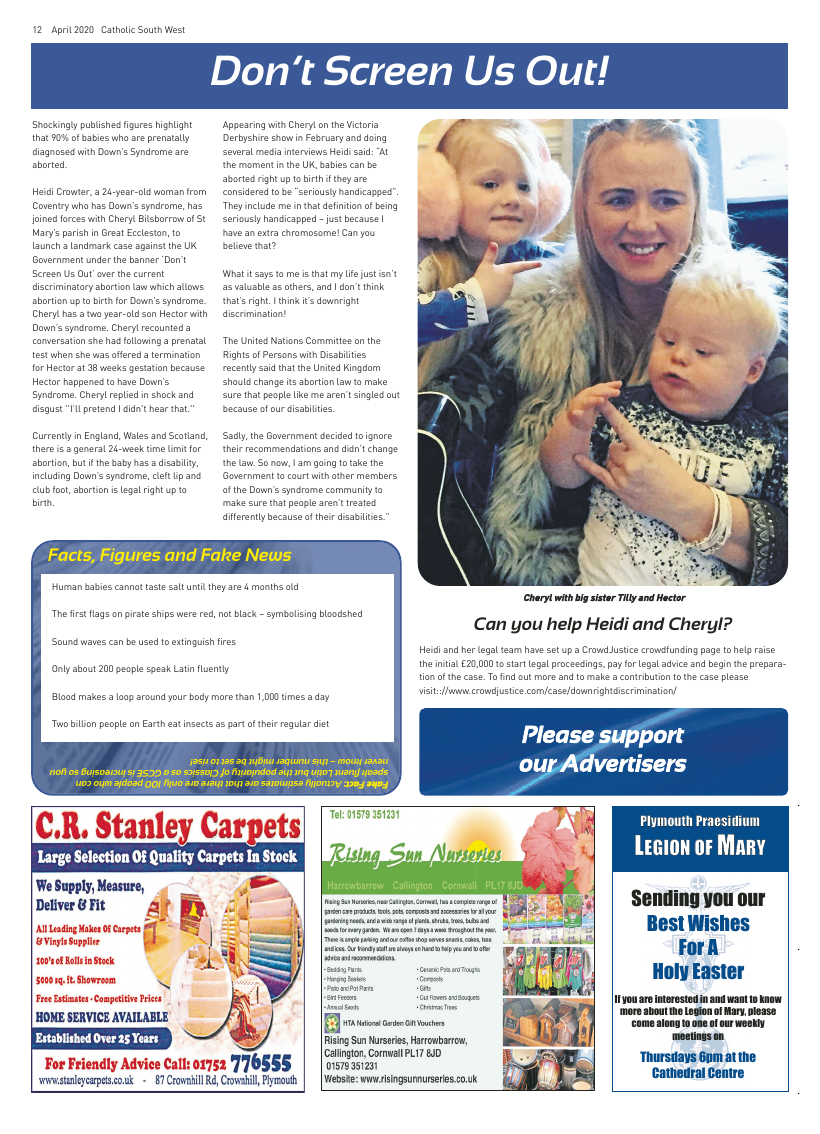 Apr 2020 edition of the Catholic South West