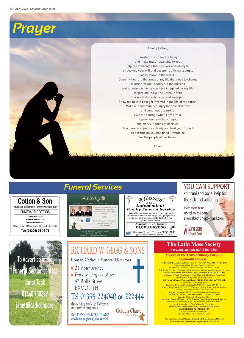 Apr 2020 edition of the Catholic South West