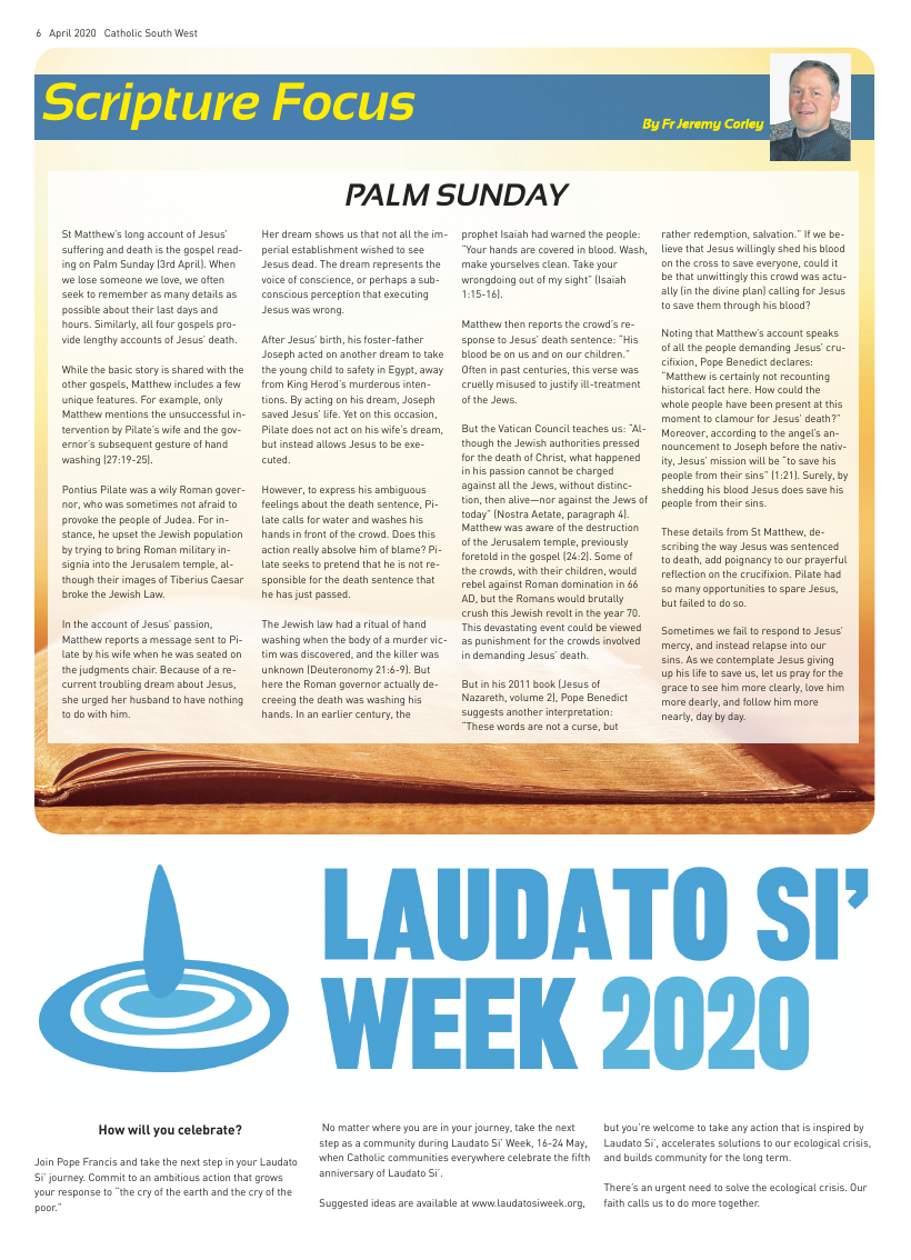 Apr 2020 edition of the Catholic South West