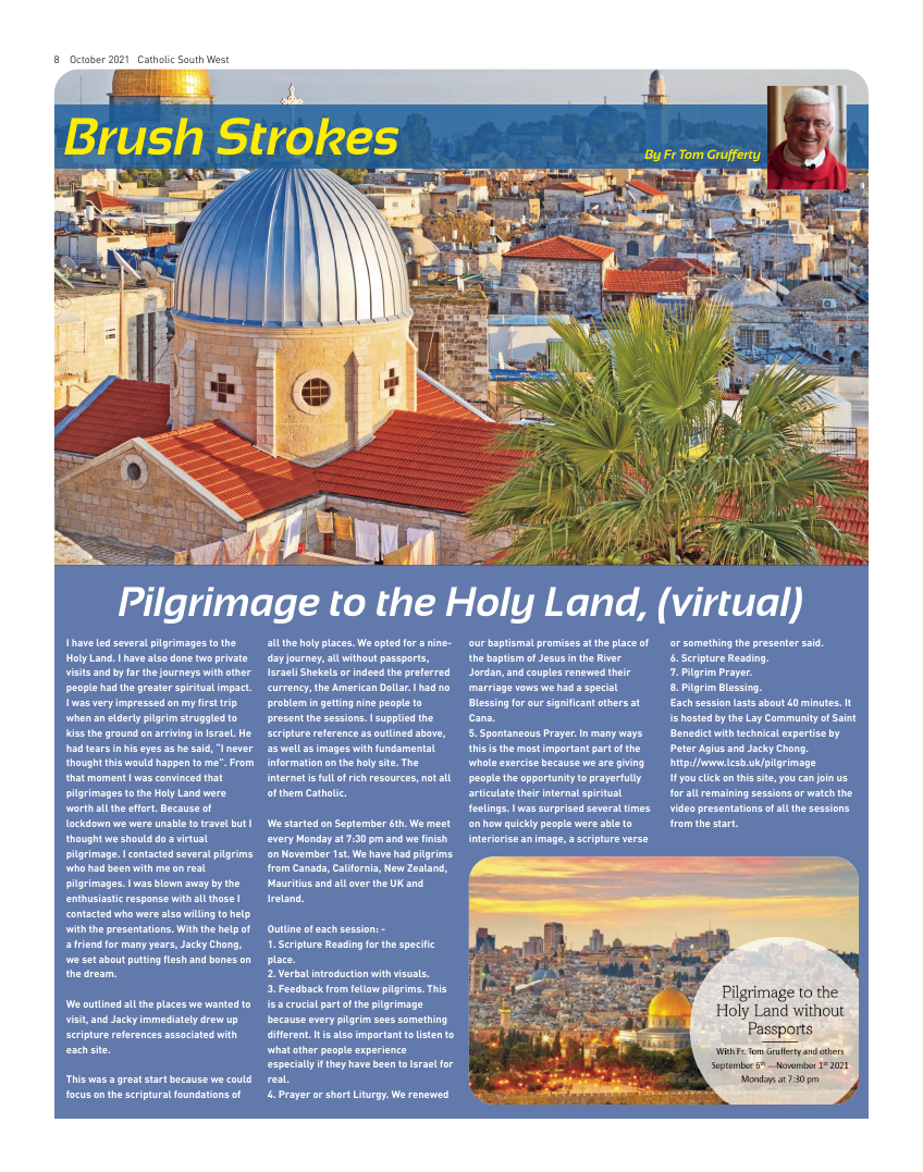 Oct 2021 edition of the Catholic South West Oct 2021 edition of the Catholic South West