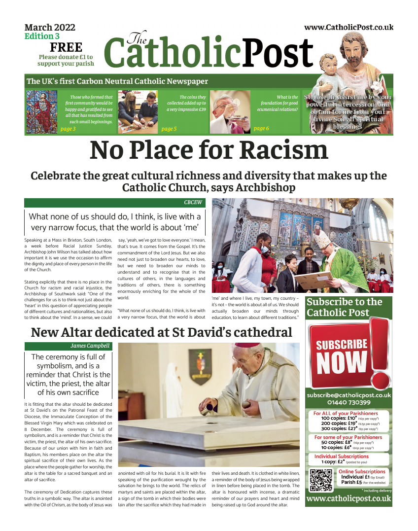 Mar 2022 edition of the Catholic South West