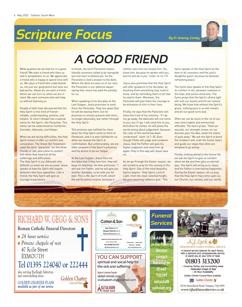 May 2022 edition of the Catholic South West