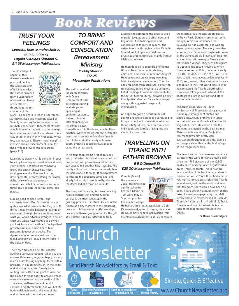 Jun 2022 edition of the Catholic South West