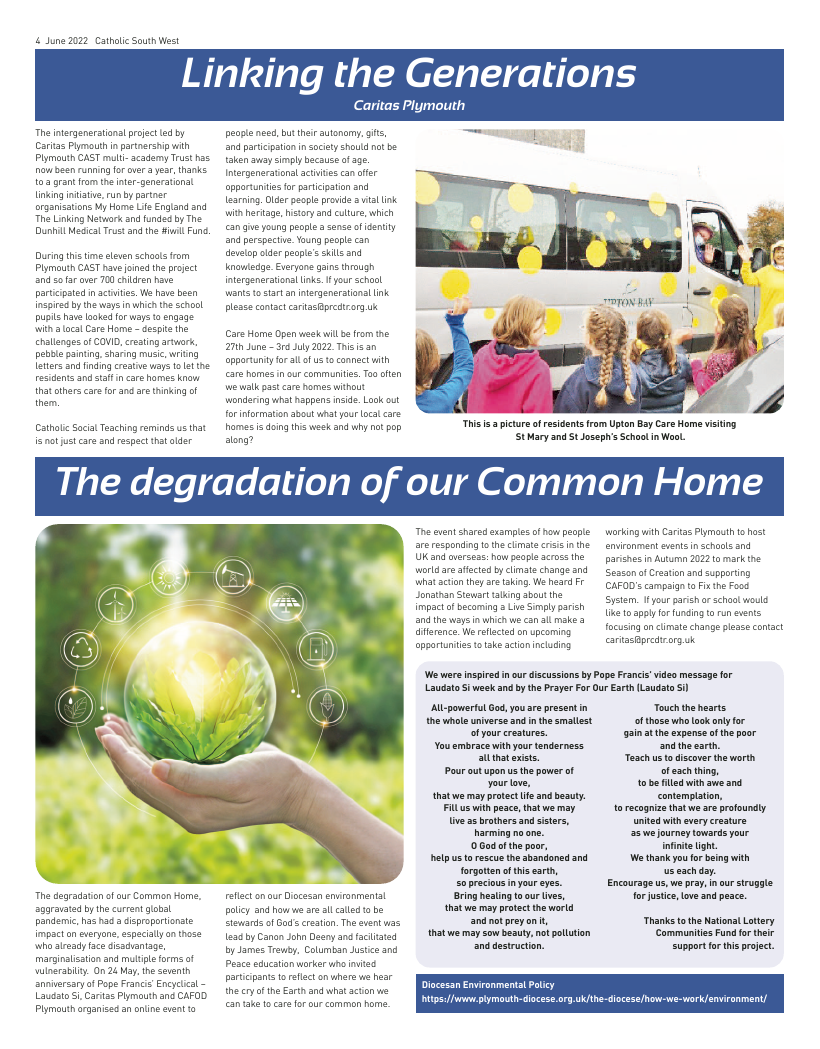 Jun 2022 edition of the Catholic South West