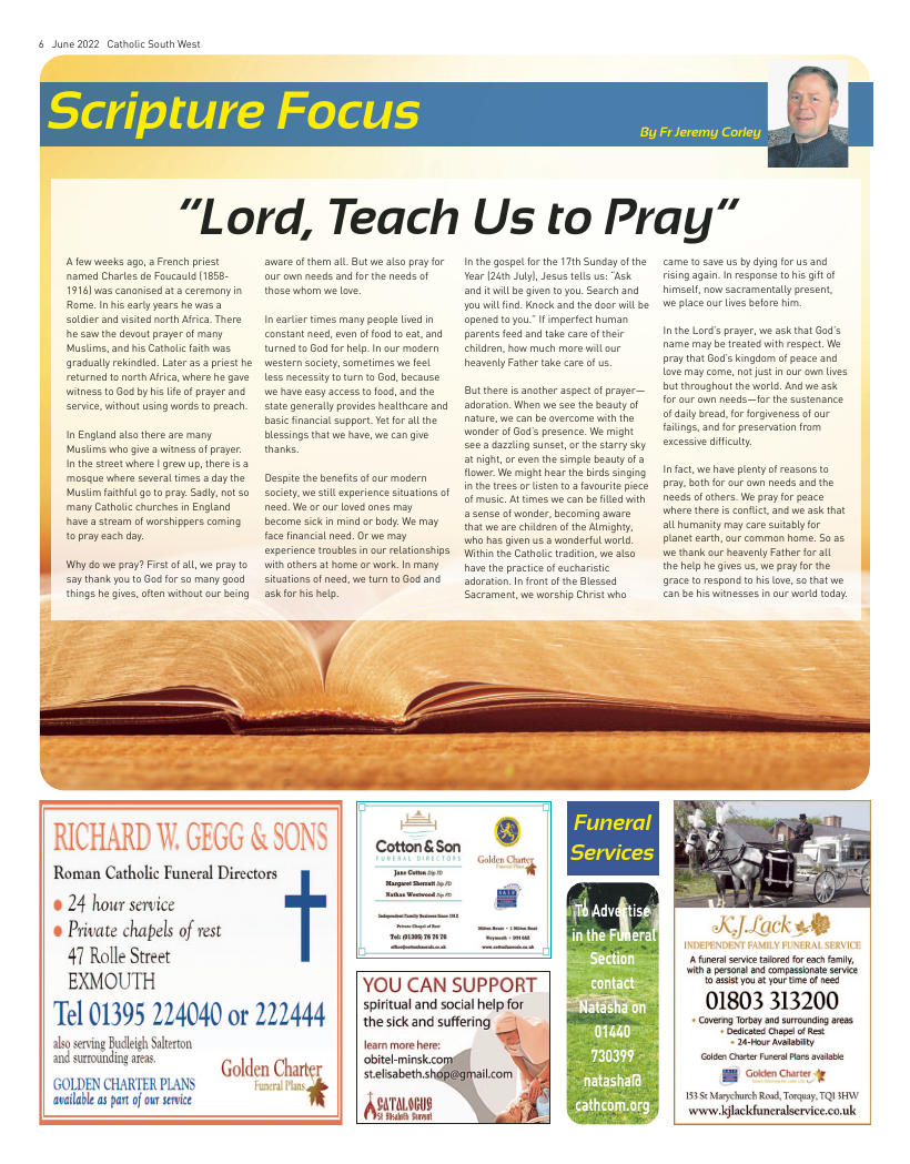 Jun 2022 edition of the Catholic South West