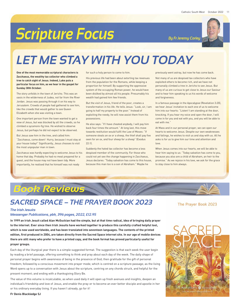 Nov 2022 edition of the Catholic South West Nov 2022 edition of the Catholic South West