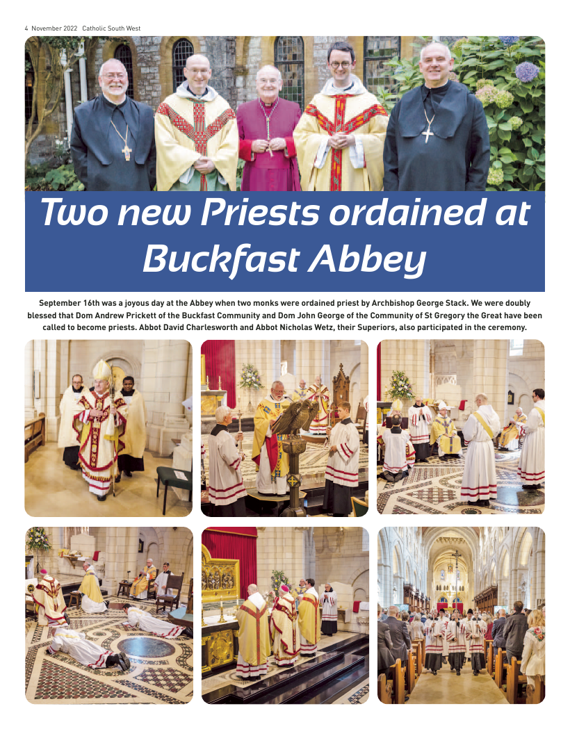 Nov 2022 edition of the Catholic South West