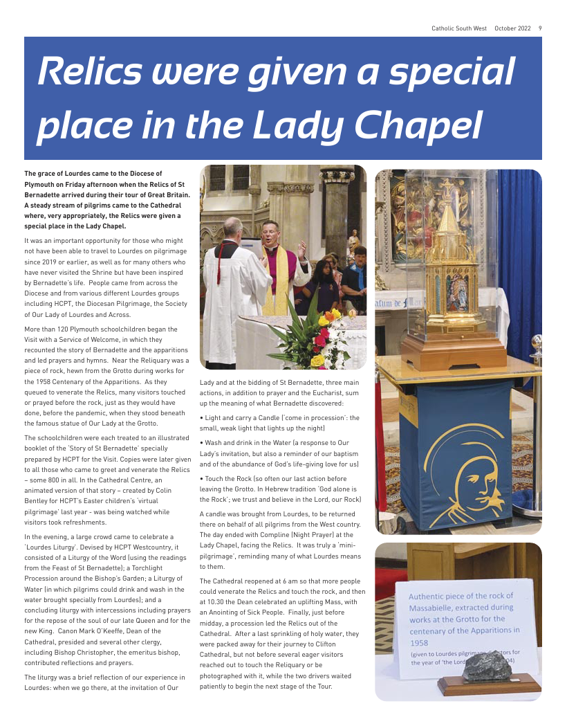 Nov 2022 edition of the Catholic South West Nov 2022 edition of the Catholic South West