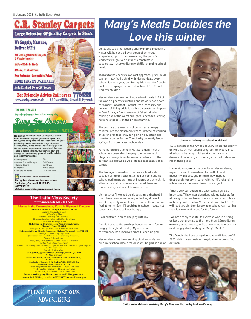 Dec 2022 edition of the Catholic South West