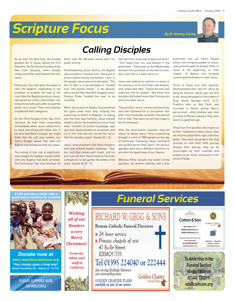 Jan 2024 edition of the Catholic South West