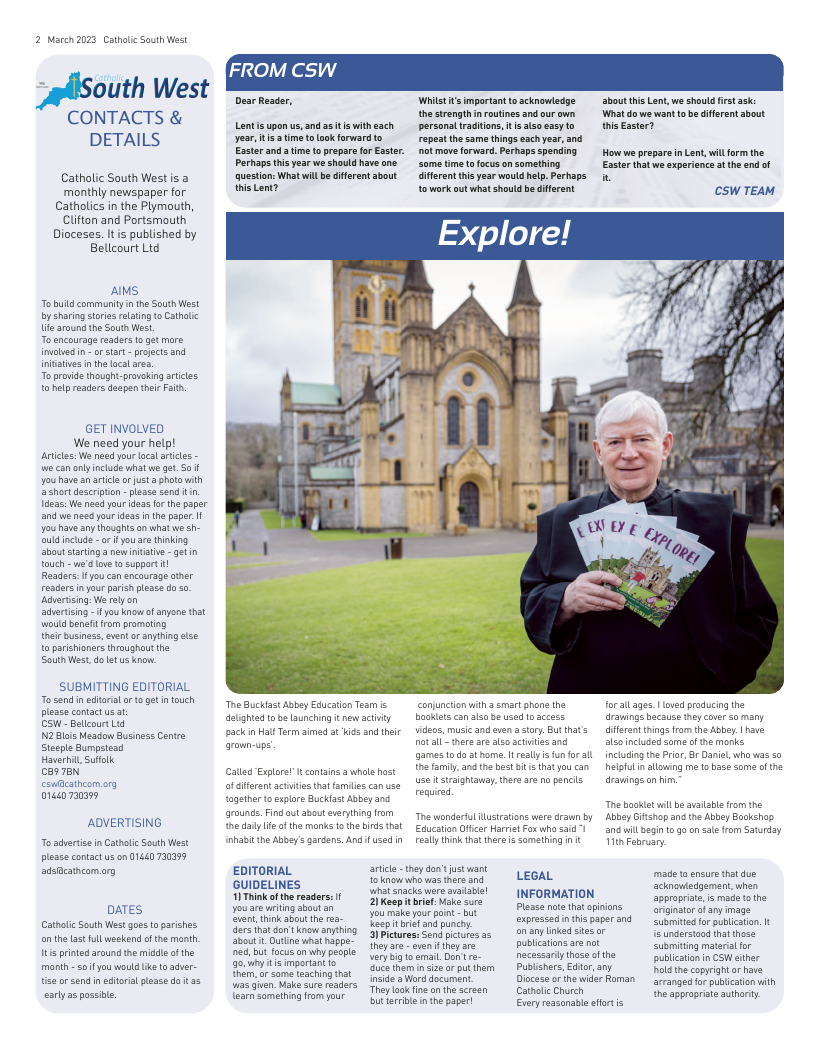 Mar 2023 edition of the Catholic South West