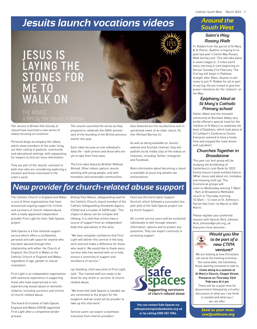 Mar 2023 edition of the Catholic South West