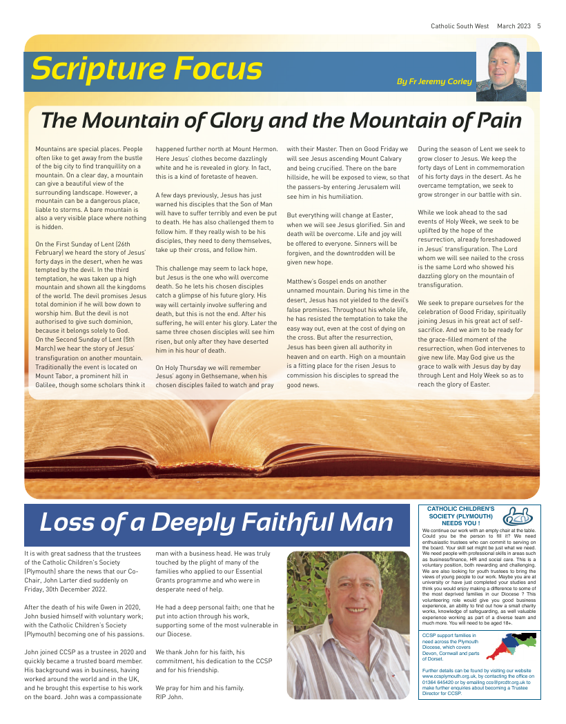 Mar 2023 edition of the Catholic South West