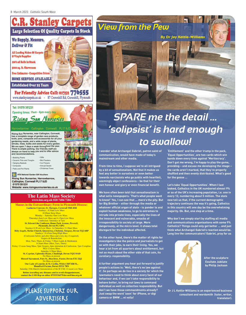 Mar 2023 edition of the Catholic South West