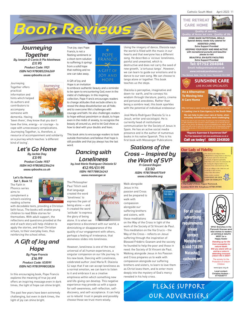 Apr 2023 edition of the Catholic South West