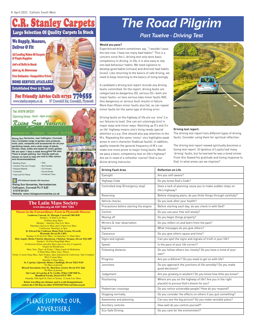 Apr 2023 edition of the Catholic South West