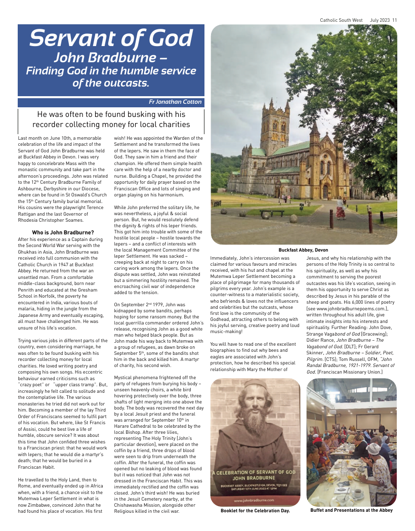 Jul 2023 edition of the Catholic South West