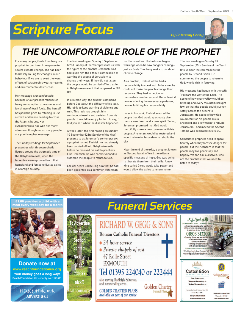 Sept 2023 edition of the Catholic South West