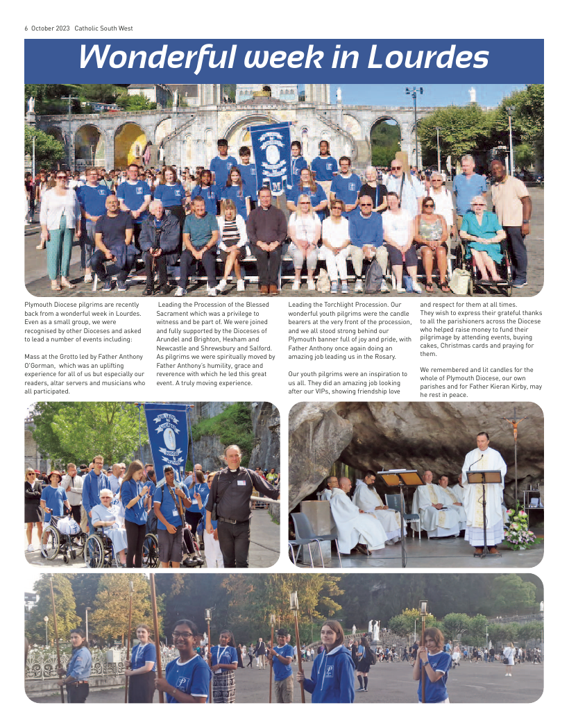 Oct 2023 edition of the Catholic South West