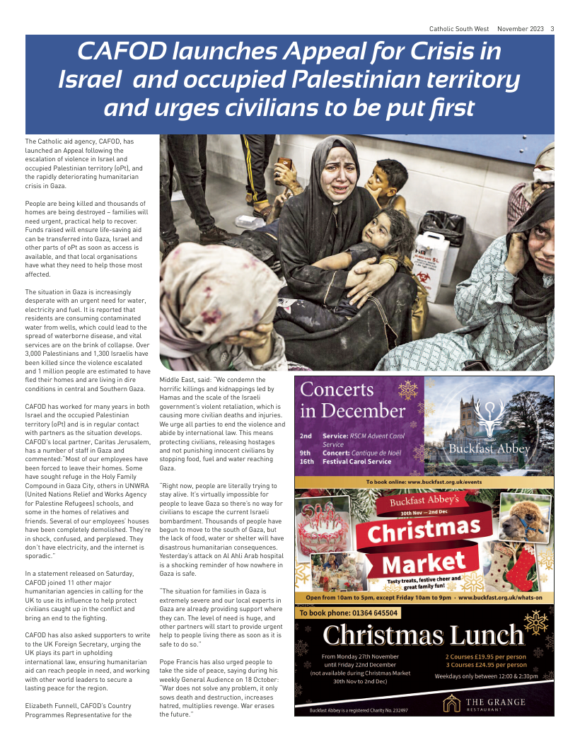 Nov 2023 edition of the Catholic South West