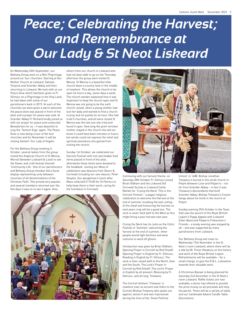 Dec 2023 edition of the Catholic South West