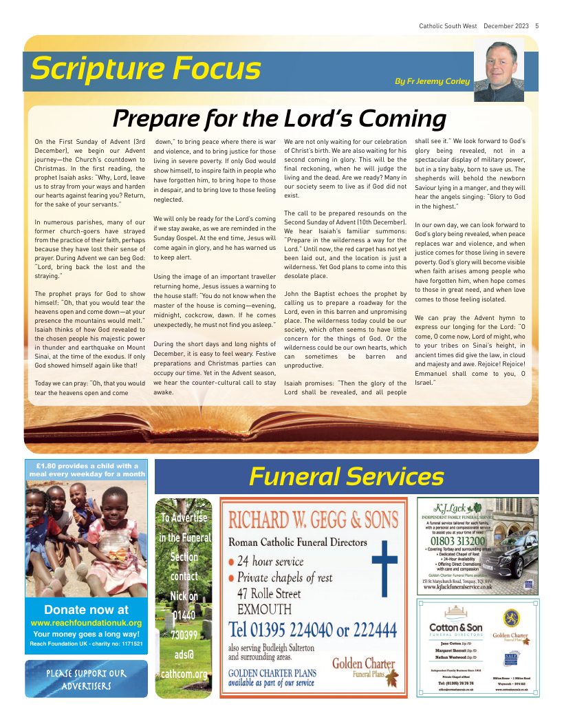 Dec 2023 edition of the Catholic South West