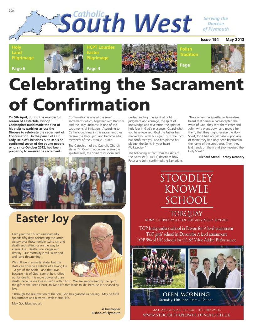 May 2013 edition of the Catholic South West