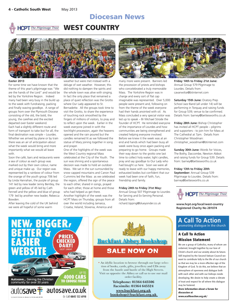 May 2013 edition of the Catholic South West