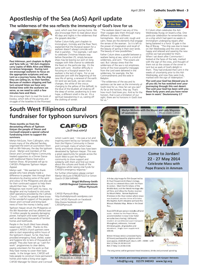 Apr 2014 edition of the Catholic South West