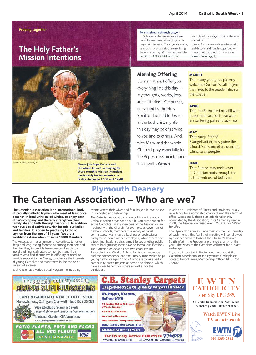 Apr 2014 edition of the Catholic South West