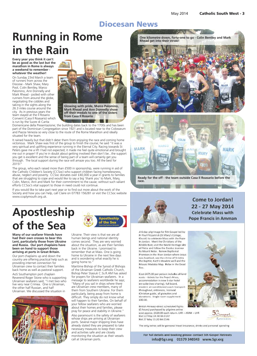 May 2014 edition of the Catholic South West