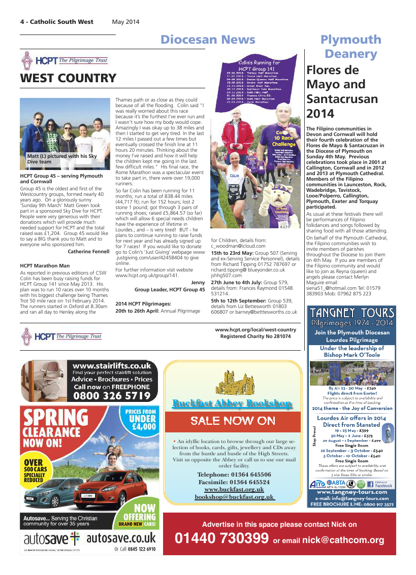 May 2014 edition of the Catholic South West