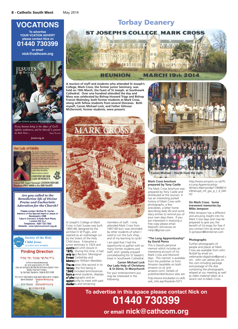 May 2014 edition of the Catholic South West