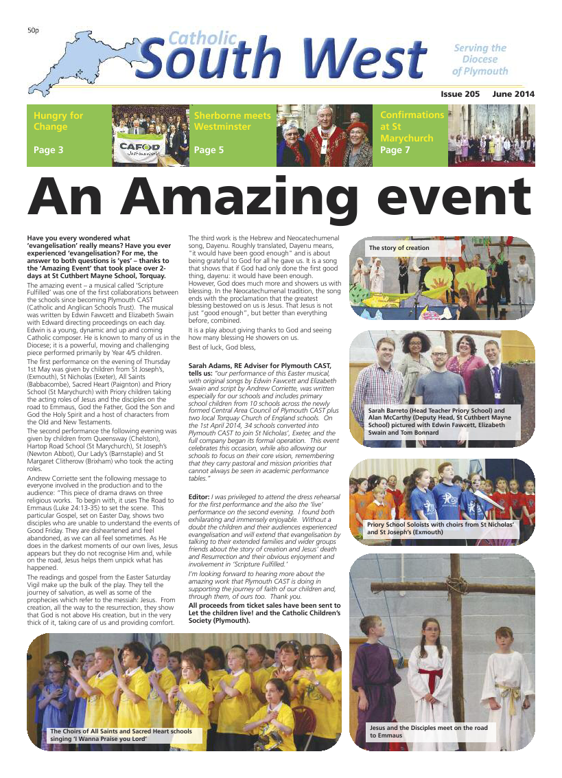 Jun 2014 edition of the Catholic South West