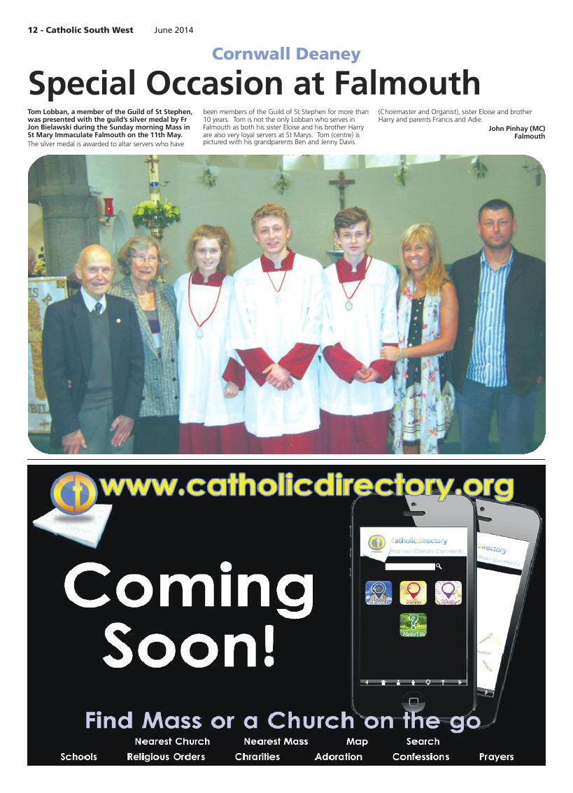 Jun 2014 edition of the Catholic South West