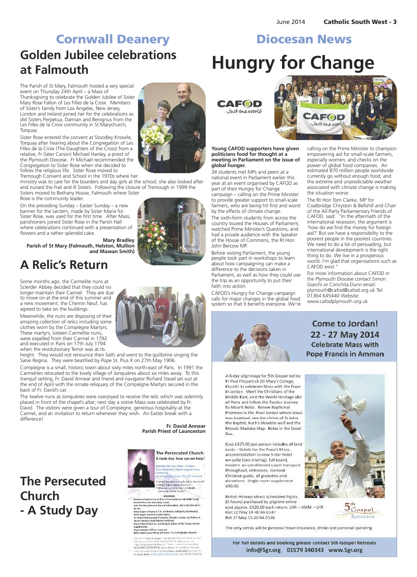 Jun 2014 edition of the Catholic South West