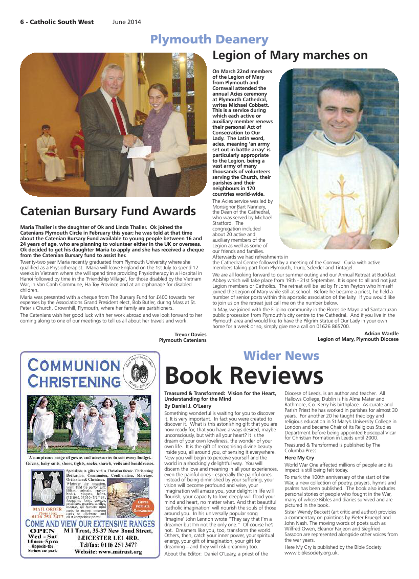 Jun 2014 edition of the Catholic South West