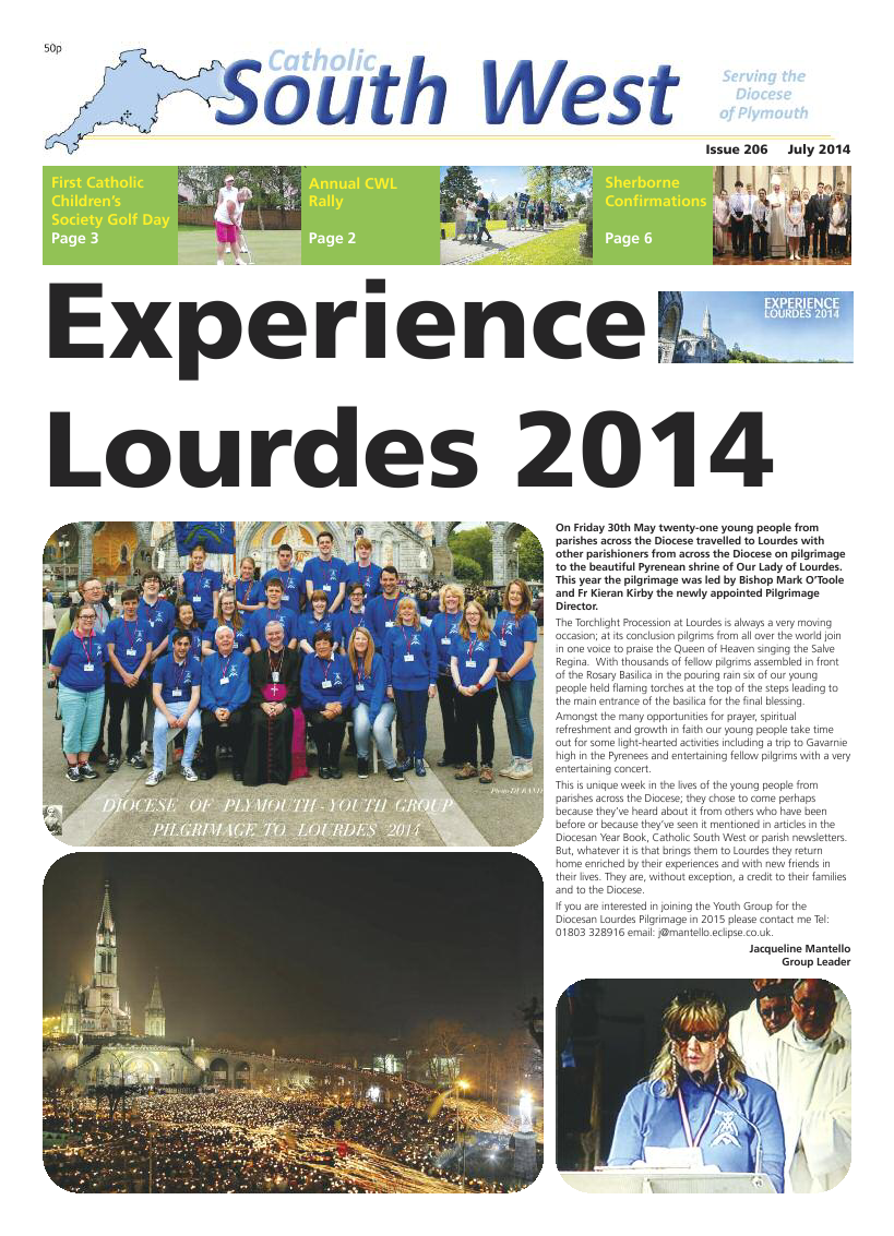 Jul 2014 edition of the Catholic South West