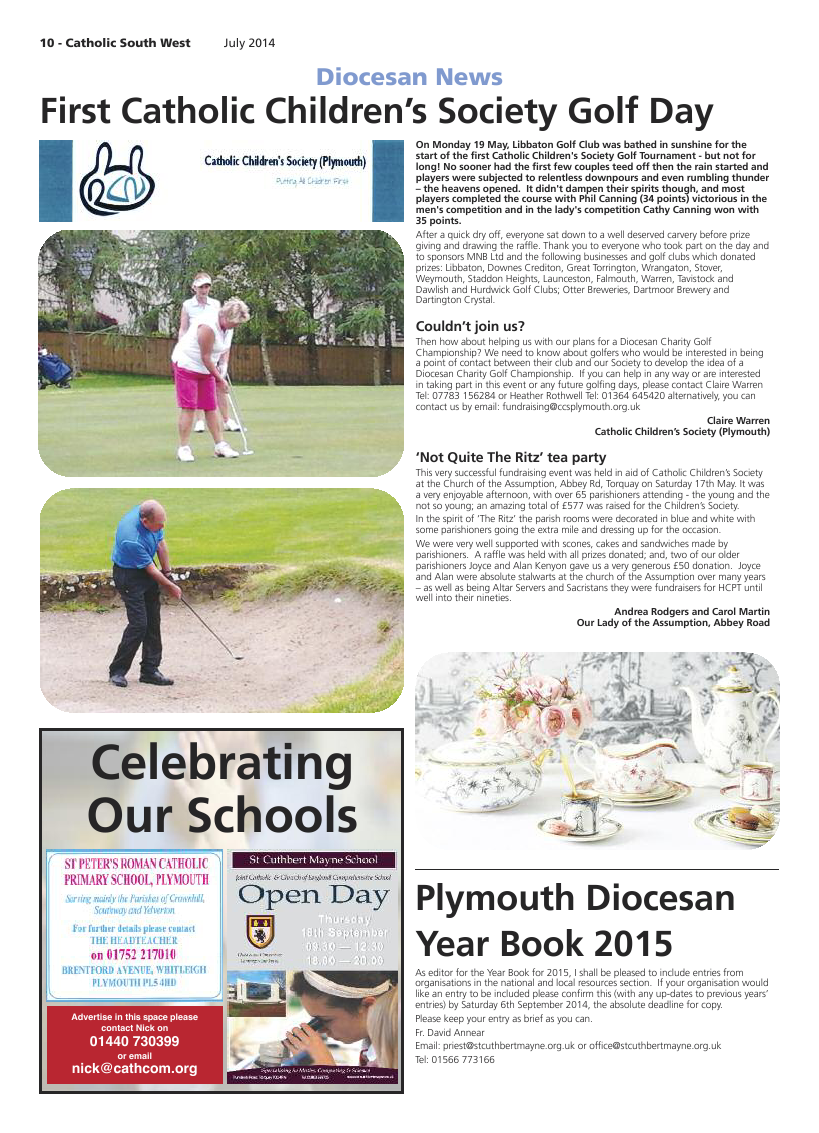 Jul 2014 edition of the Catholic South West