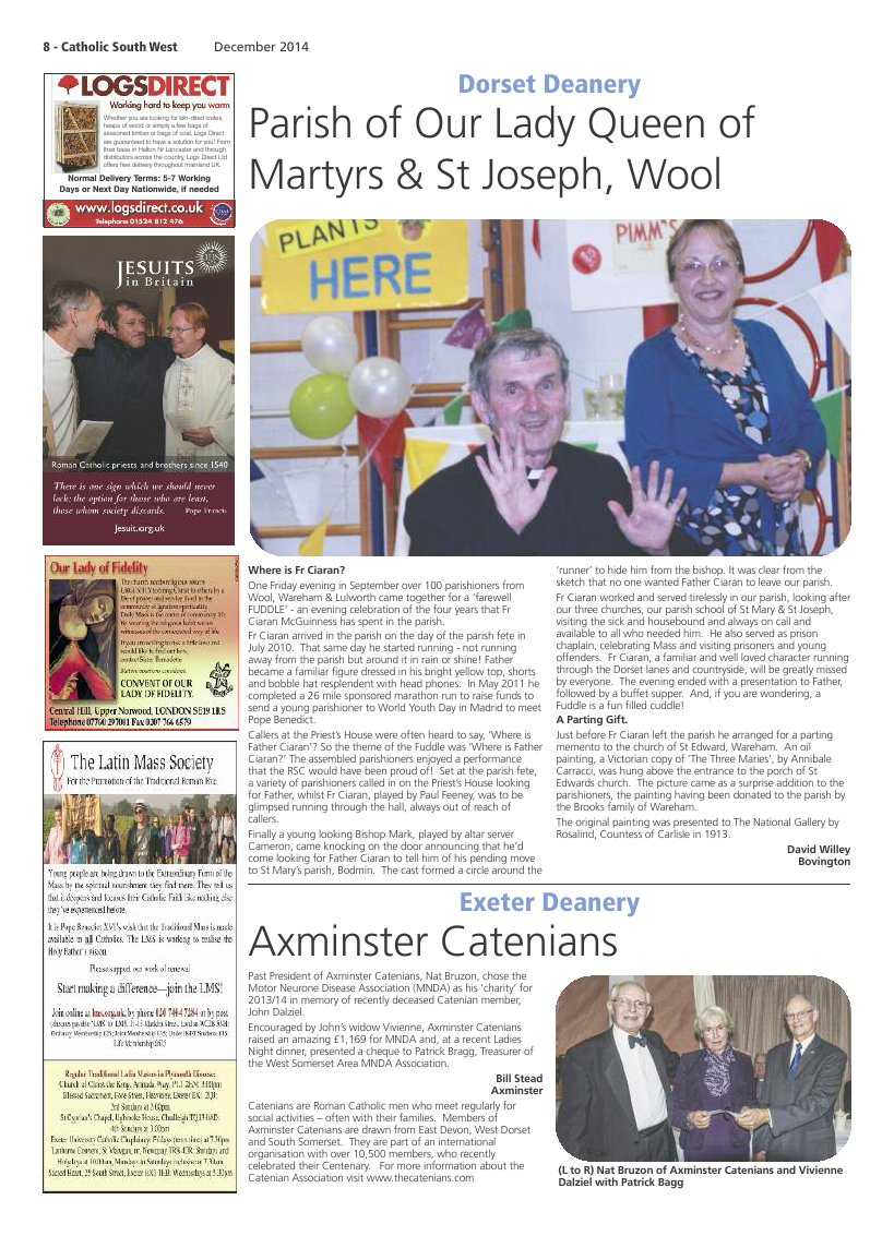 Dec 2014 edition of the Catholic South West