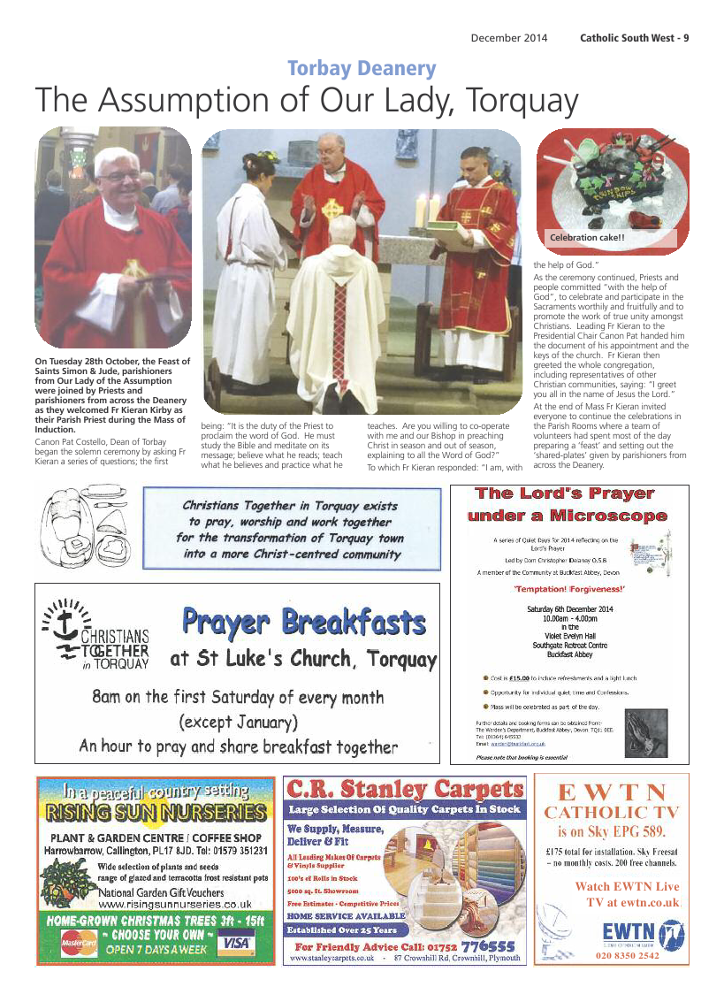 Dec 2014 edition of the Catholic South West