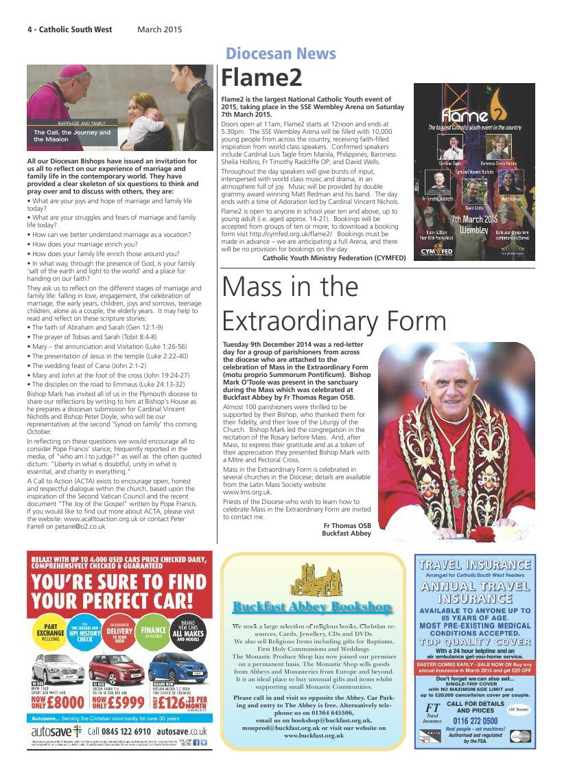 Mar 2015 edition of the Catholic South West